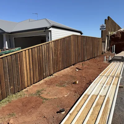 Hardwood timber fencing Brisbane