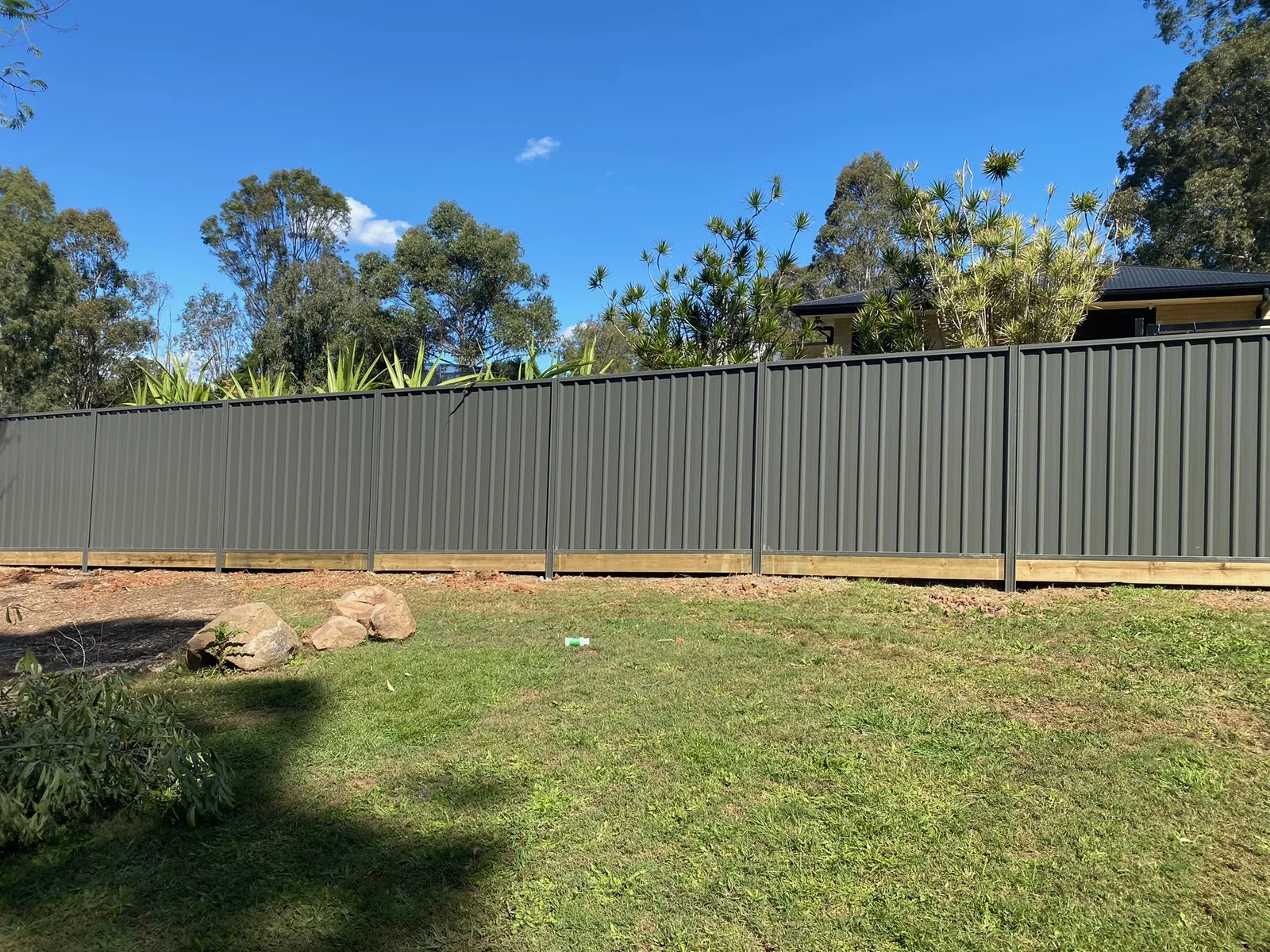 Iron Clad Colorbond fencing project
