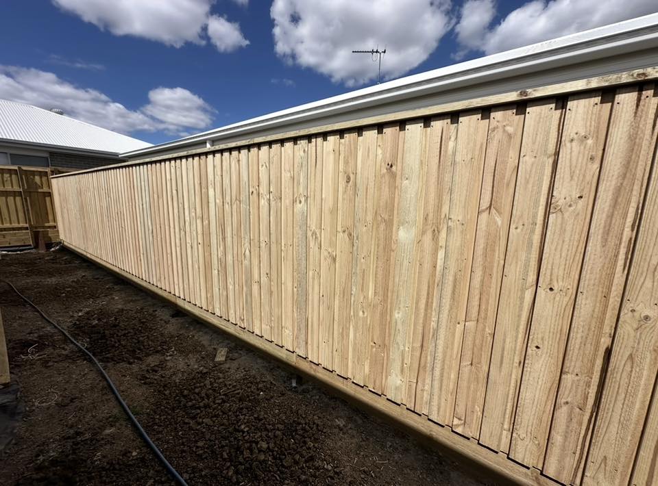 Timber lapped fence by Iron Clad